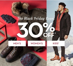 Coupon for: The Black Friday Event is on at U.S. Timberland